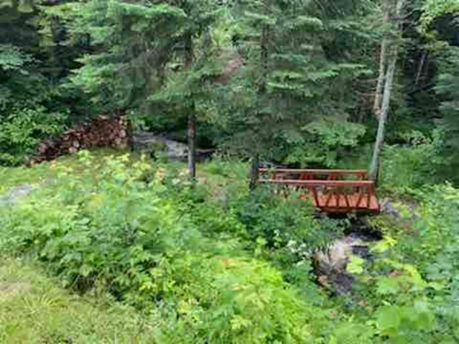 Le Jazz- Chalet Rustique/Chic Avec Spa Notre-Dame-Des-Bois Exteriör bild