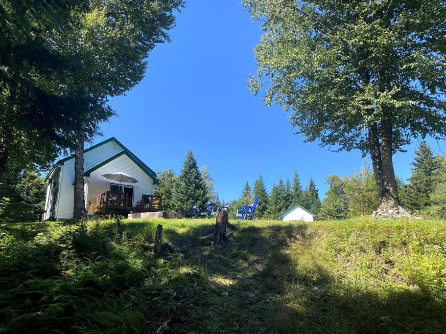 Le Jazz- Chalet Rustique/Chic Avec Spa Notre-Dame-Des-Bois Exteriör bild