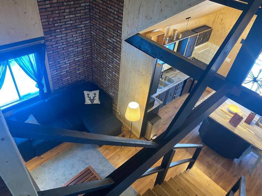 Le Jazz- Chalet Rustique/Chic Avec Spa Notre-Dame-Des-Bois Exteriör bild